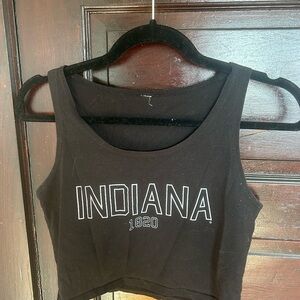 Indiana Black Crop Top